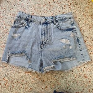 Ipekyol, high rise, ripped blue jeans